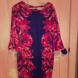 Beautiful red and black Calvin Klein dress